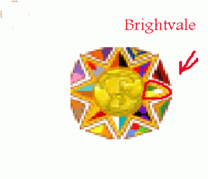 Logo da Copa de Altador III, Observe as cores de Brightvale na estrela